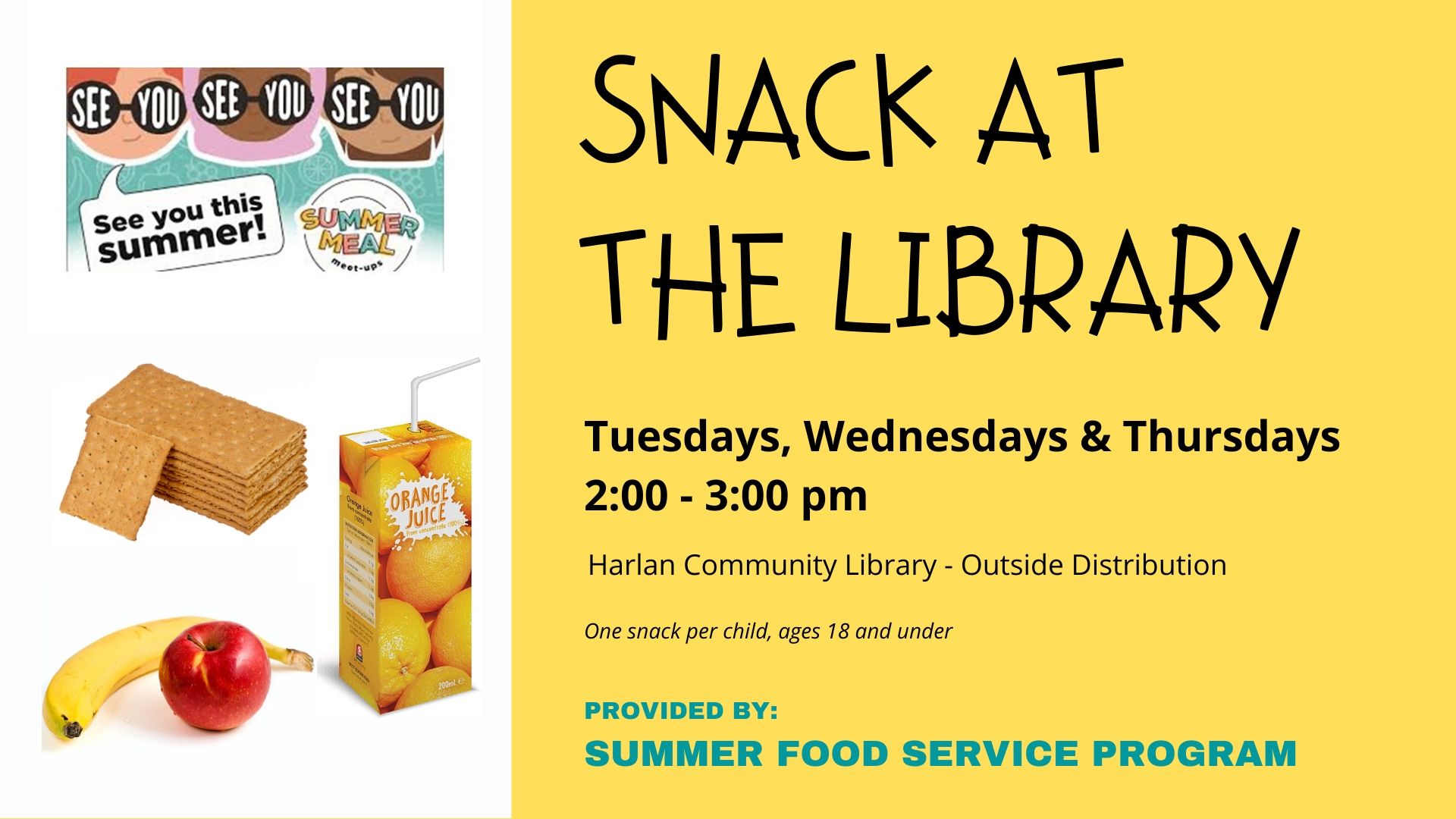 Summer Library Program Harlan Community Library